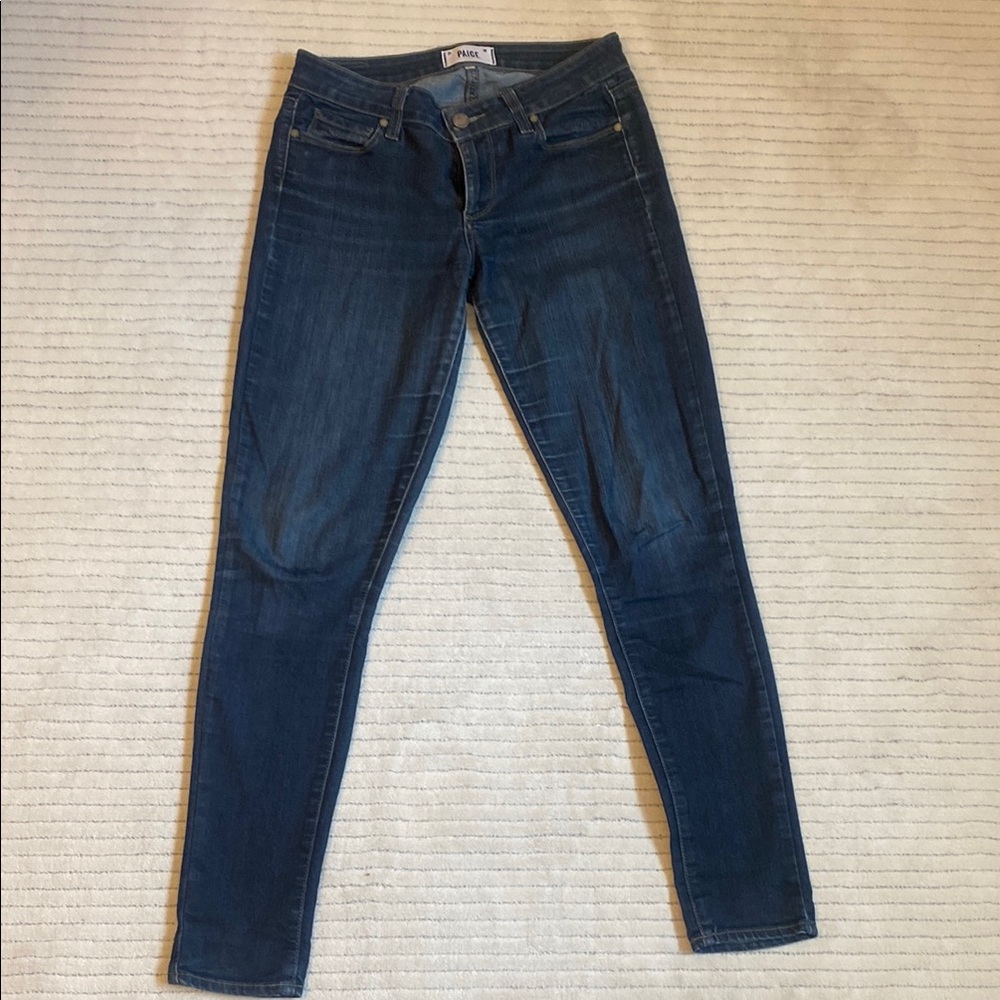 PAIGE. Blue Denim Women's Jeans